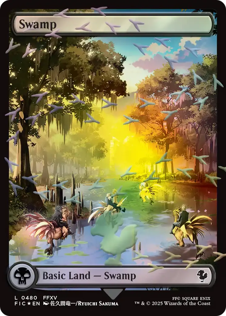 Swamp (Chocobo Track Foil) [Final Fantasy Commander] 1