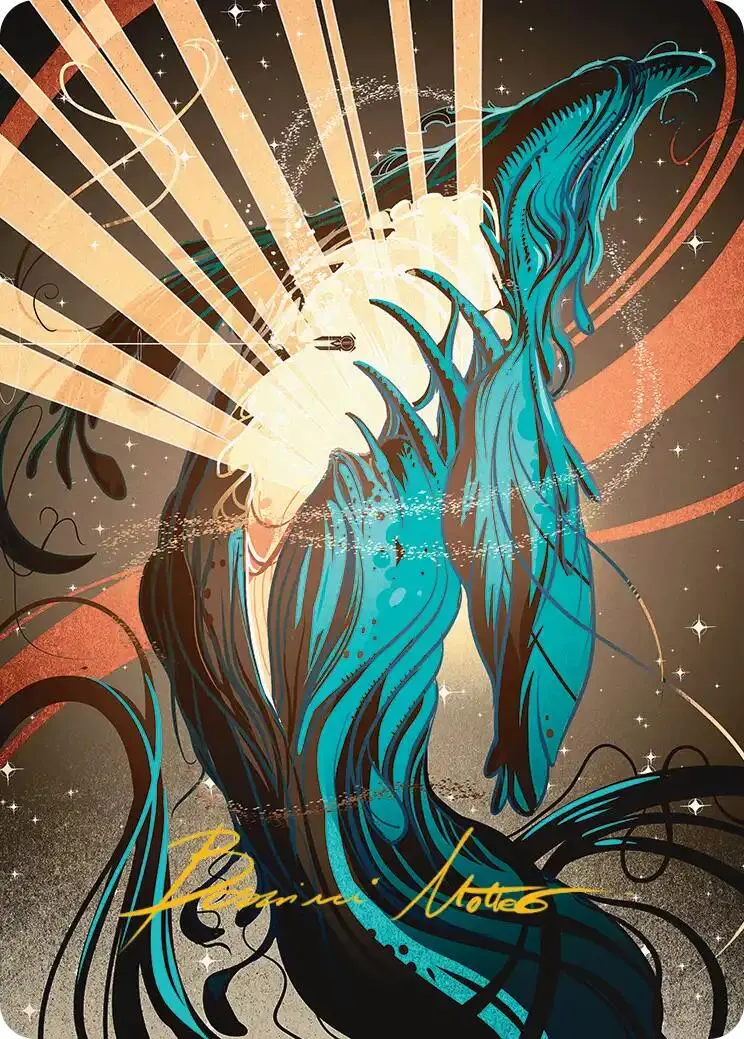 Swarmyard Art Card (Gold-Stamped Signature) [Edge Of Eternities Art Series] 1