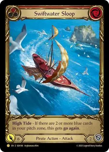 Swiftwater Sloop (Red) (Treasure) [Sea166] (High Seas)  Cold Foil 1
