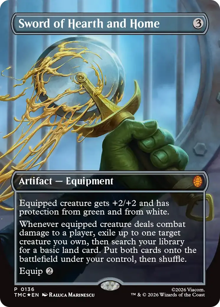 Sword Of Hearth And Home (Borderless) [Teenage Mutant Ninja Turtles Promos] 1