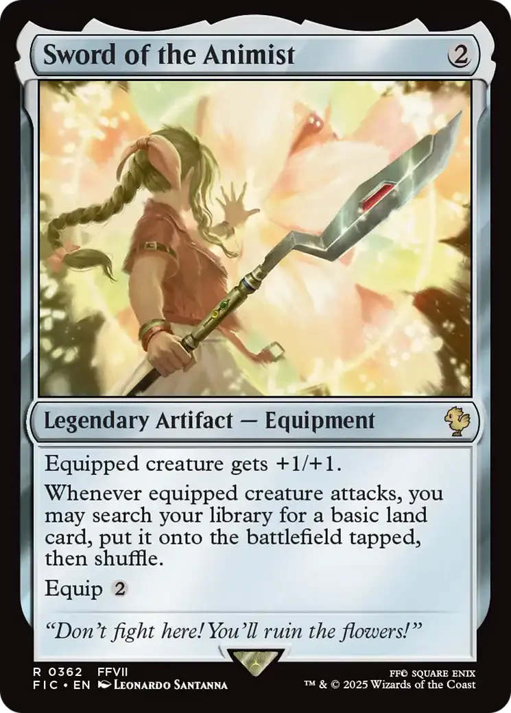 Sword Of The Animist [Final Fantasy Commander] 1