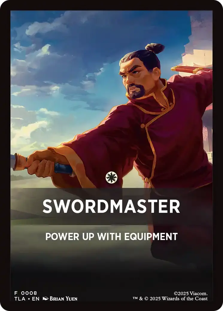 Swordmaster Theme Card [Avatar: The Last Airbender Tokens] 1