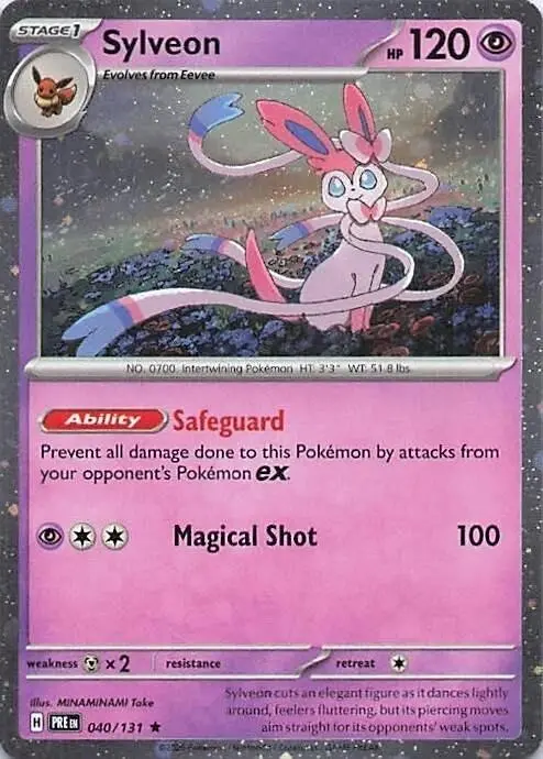 Sylveon (040/131) (Cosmos Holo) [Miscellaneous Cards] 1