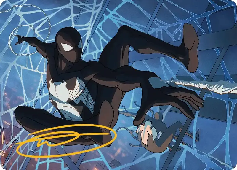 Symbiote Spider-Man Art Card (Gold-Stamped Signature) [Marvel's Spider-Man Art Series] 1