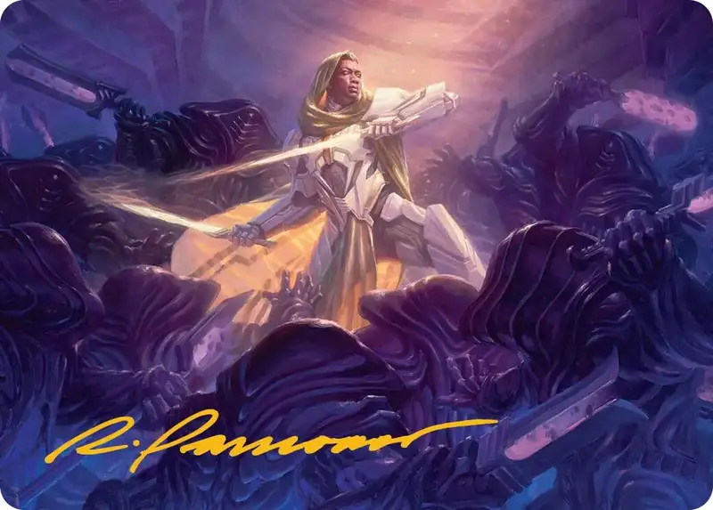 Syr Vondam, Sunstar Exemplar Art Card (Gold-Stamped Signature) [Edge Of Eternities Art Series] 1