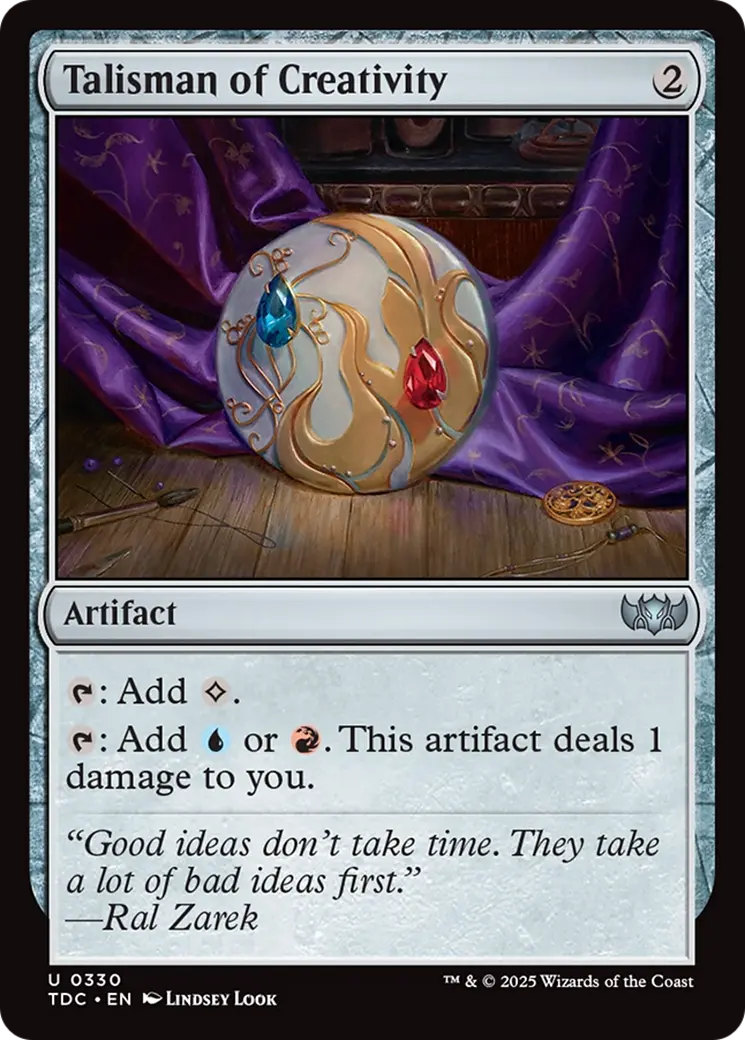 Talisman Of Creativity [Tarkir: Dragonstorm Commander] 1