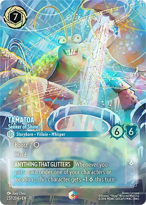 Tamatoa - Seeker Of Shine (Enchanted) (237/204) [Winterspell] 1