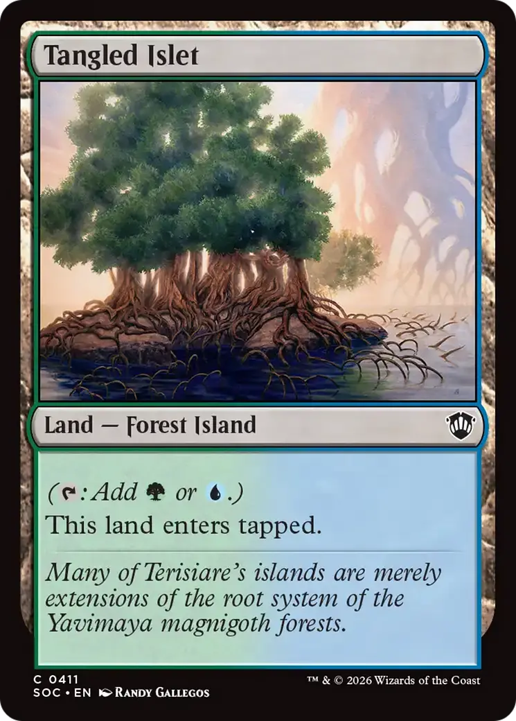 Tangled Islet [Secrets Of Strixhaven Commander] 1