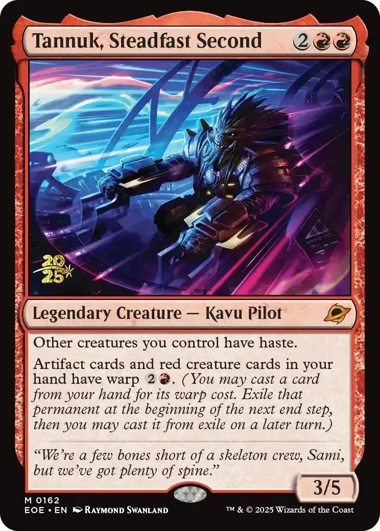Tannuk, Steadfast Second [Edge Of Eternities Prerelease Promos] 1
