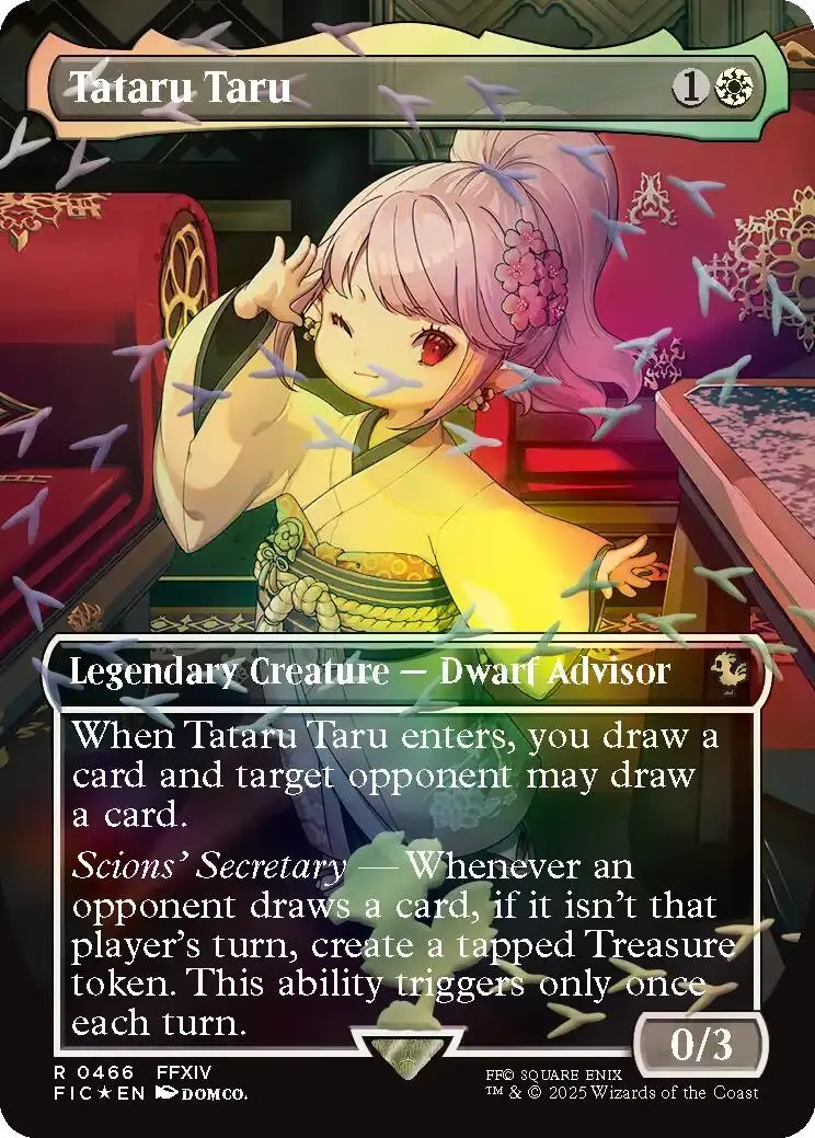 Tataru Taru (Borderless) (Chocobo Track Foil) [Final Fantasy Commander] 1