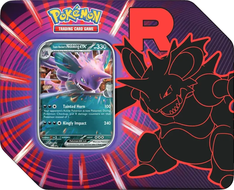 Team Rocket Tin (Team Rocket's Nidoking Ex) 1