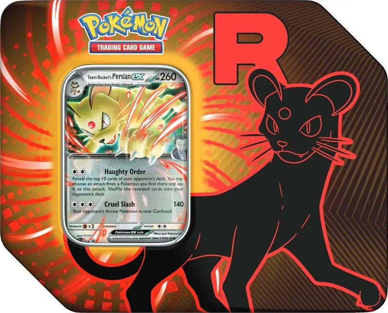 Team Rocket Tin (Team Rocket's Persian Ex) 1