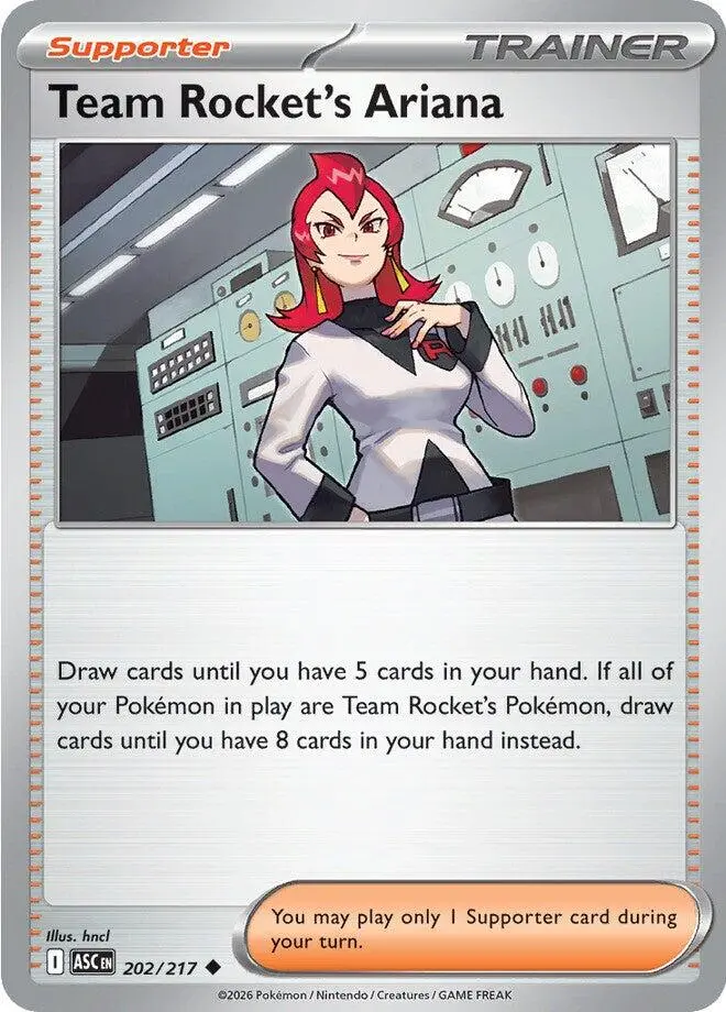 Team Rocket's Ariana (202/217) [Mega Evolution: Ascended Heroes] 1