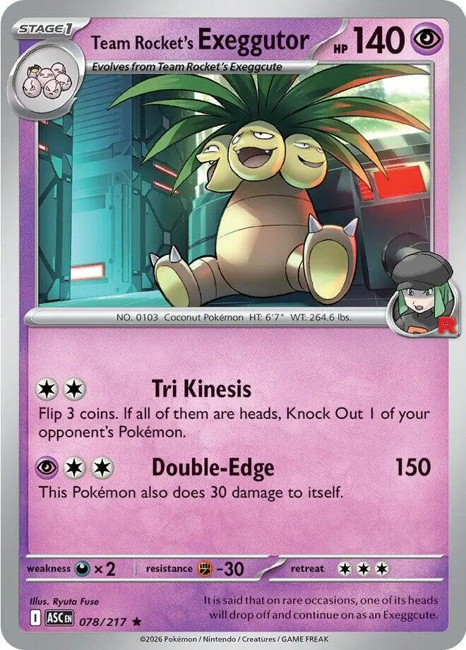 Team Rocket's Exeggutor (078/217) [Mega Evolution: Ascended Heroes] 1