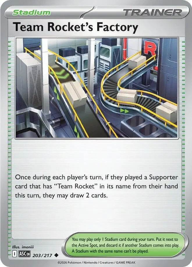 Team Rocket's Factory (203/217) [Mega Evolution: Ascended Heroes] 1