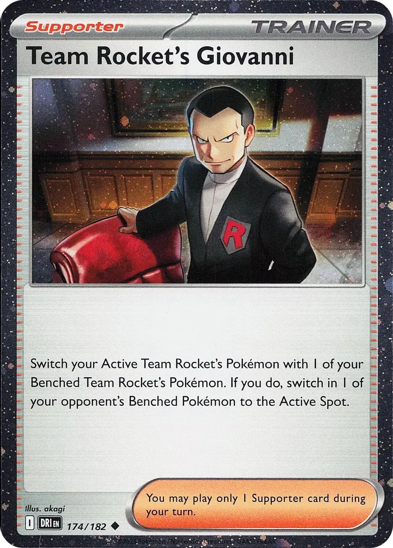 Team Rocket's Giovanni (174/182) (Cosmos Holo) [Miscellaneous Cards] 1