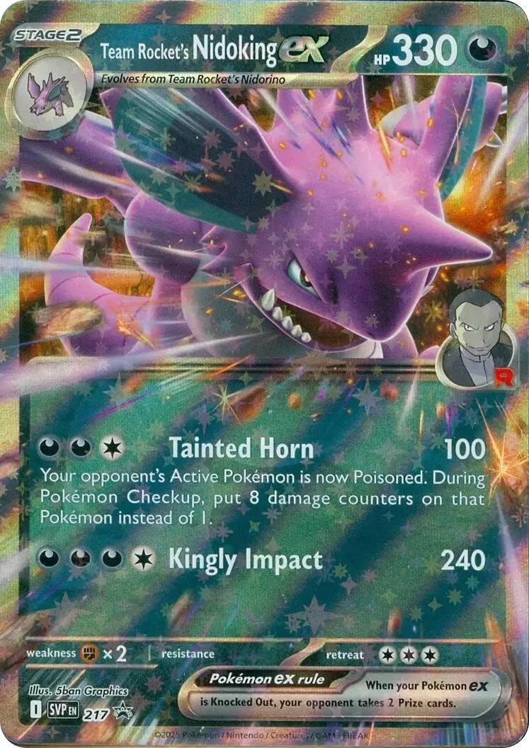 Team Rocket's Nidoking Ex (217) [Scarlet & Violet: Black Star Promos] 1