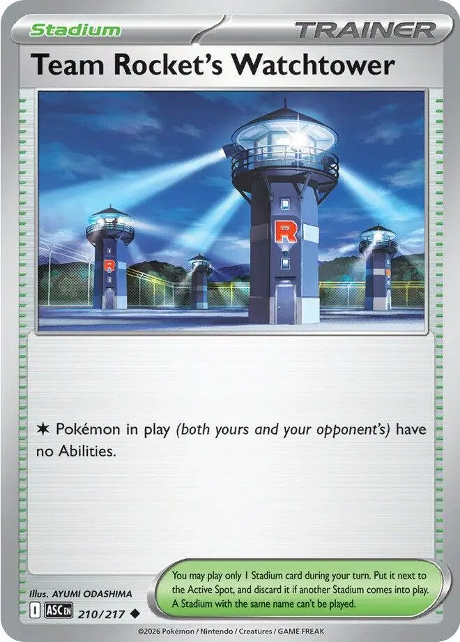 Team Rocket's Watchtower (210/217) [Mega Evolution: Ascended Heroes] 1