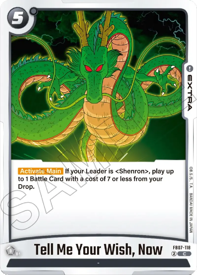 Tell Me Your Wish, Now [Wish For Shenron] 1