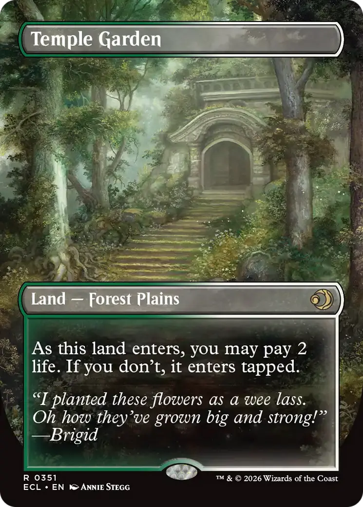 Temple Garden (Borderless) [Lorwyn Eclipsed] 1