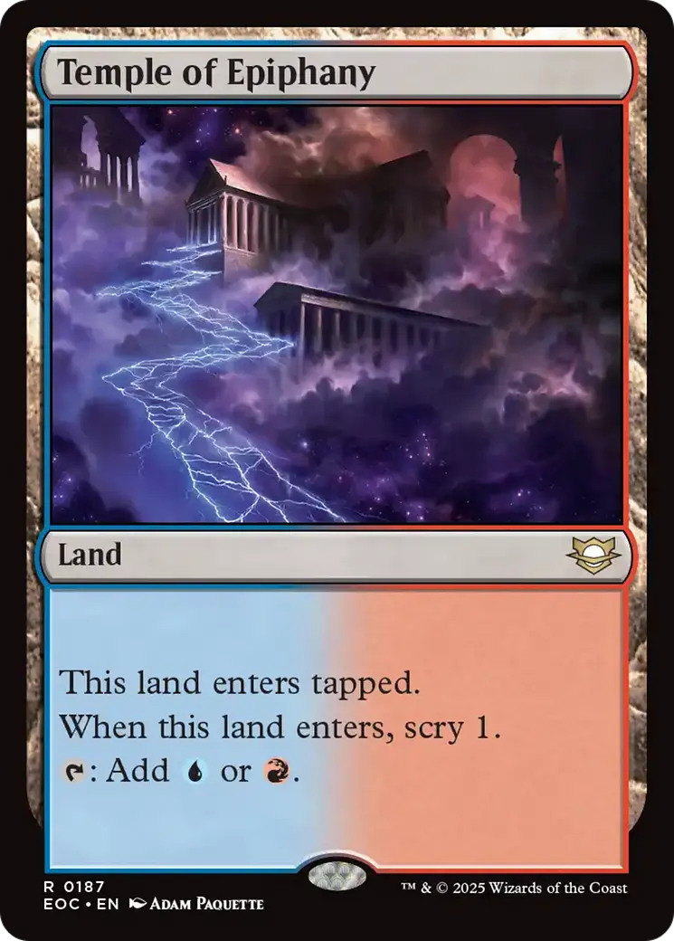 Temple Of Epiphany [Edge Of Eternities Commander] 1
