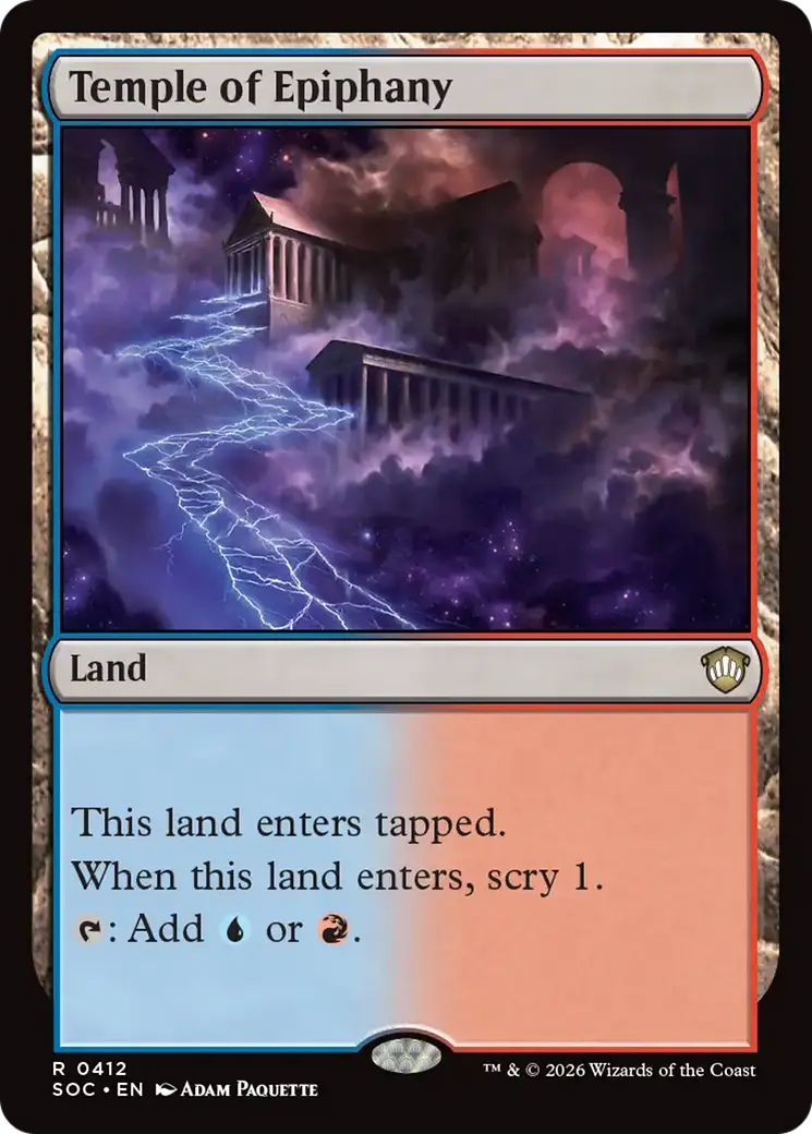 Temple Of Epiphany [Secrets Of Strixhaven Commander] 1