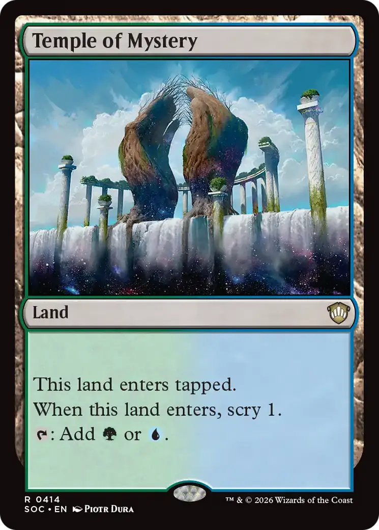 Temple Of Mystery [Secrets Of Strixhaven Commander] 1