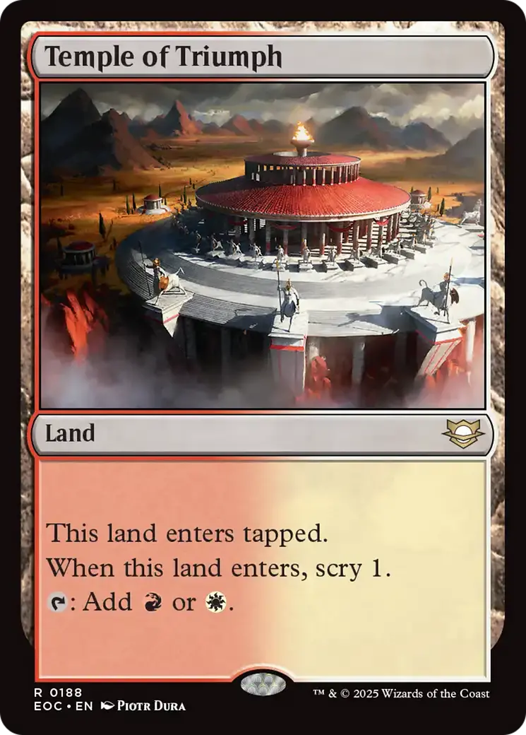 Temple Of Triumph [Edge Of Eternities Commander] 1