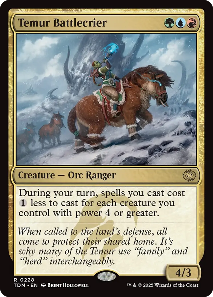 Temur Battlecrier [Tarkir: Dragonstorm] 1