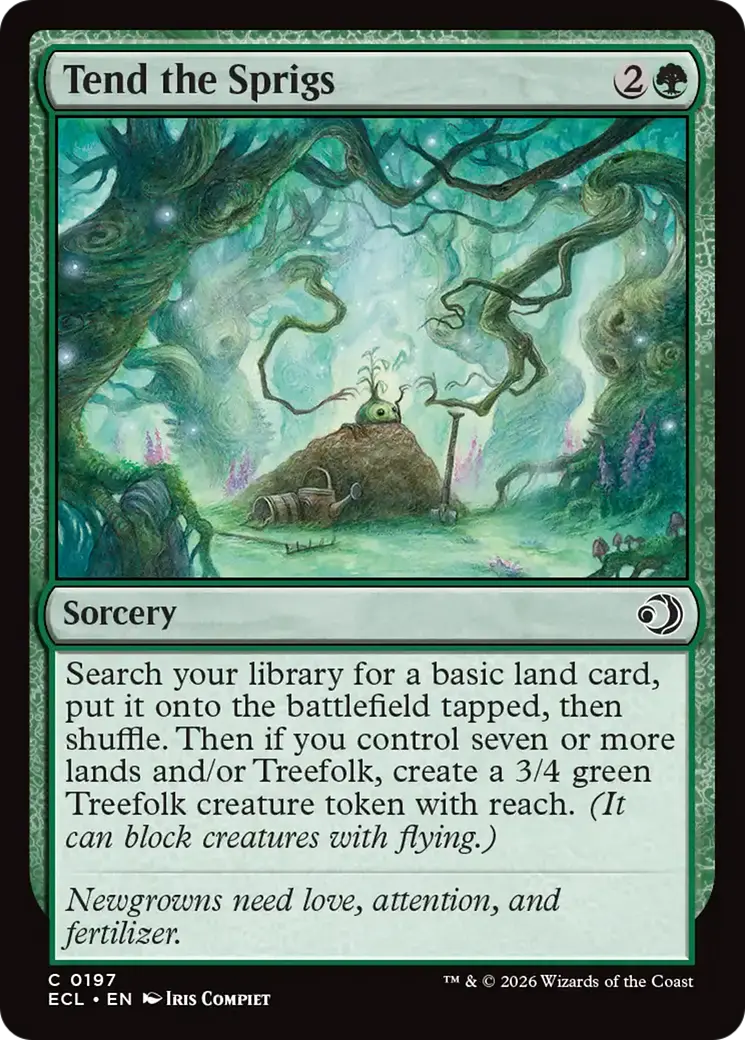 Tend The Sprigs [Lorwyn Eclipsed] 1