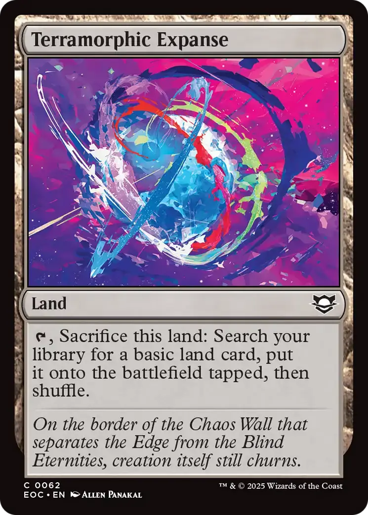 Terramorphic Expanse [Edge Of Eternities Commander] 1
