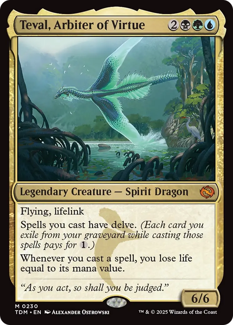 Teval, Arbiter Of Virtue [Tarkir: Dragonstorm] 1