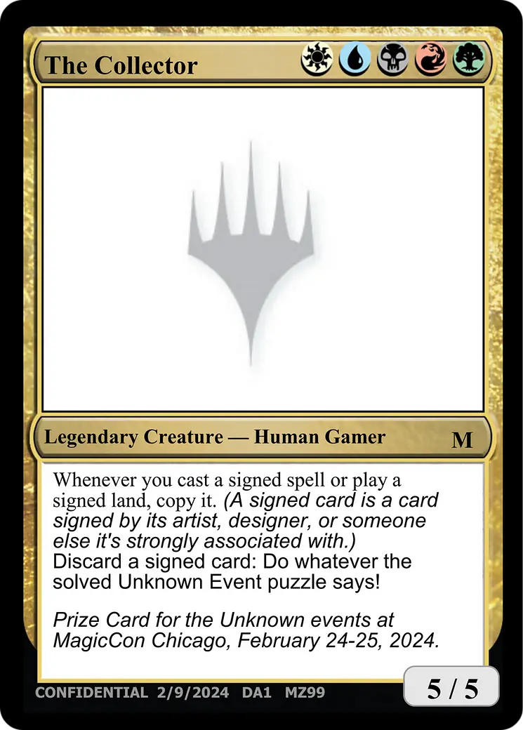 The Collector [Unknown Event] 1