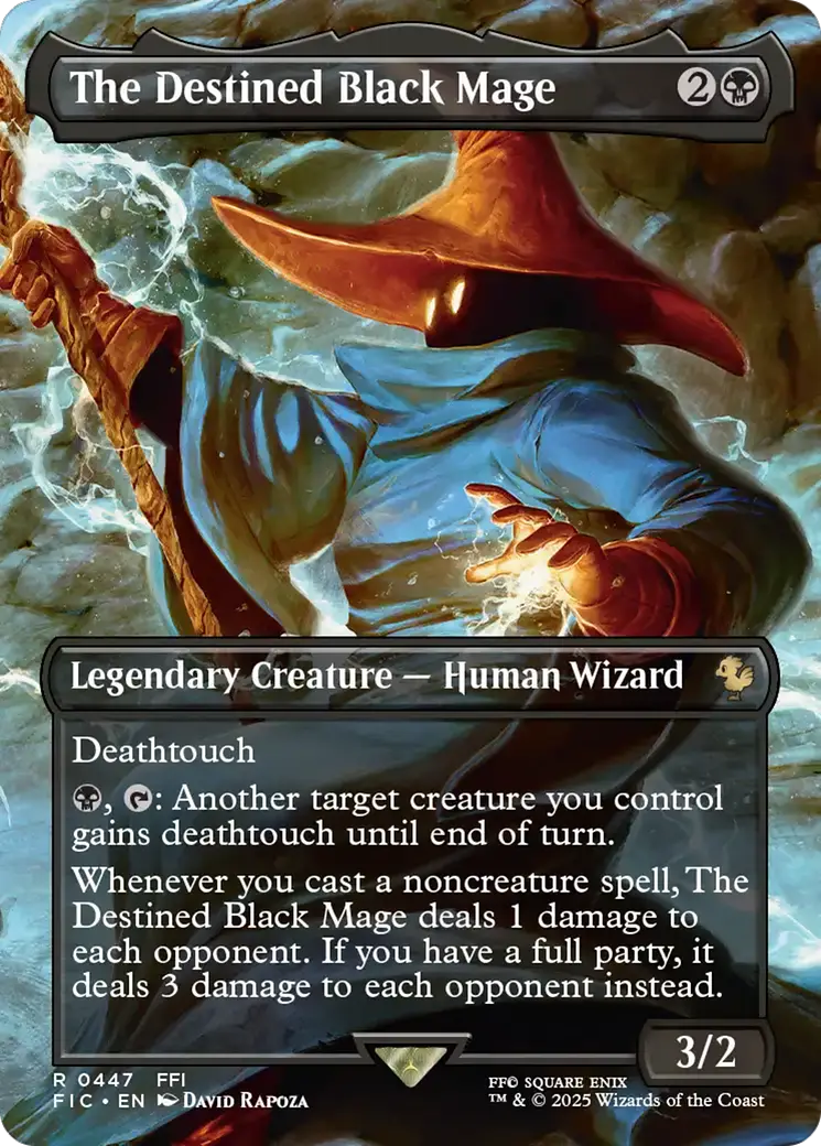 The Destined Black Mage (Borderless) [Final Fantasy Commander] 1