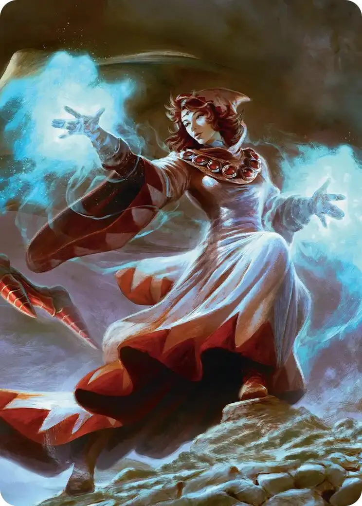 The Destined White Mage Scene Art Card [Final Fantasy Art Series] 1