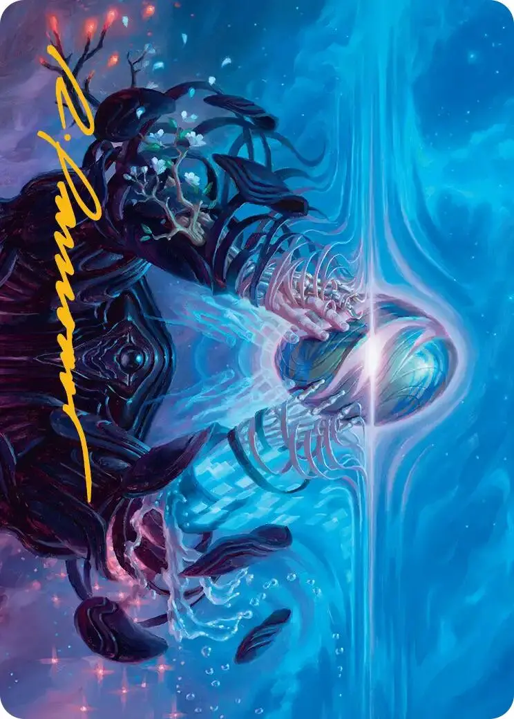 The Endstone Art Card (Gold-Stamped Signature) [Edge Of Eternities Art Series] 1