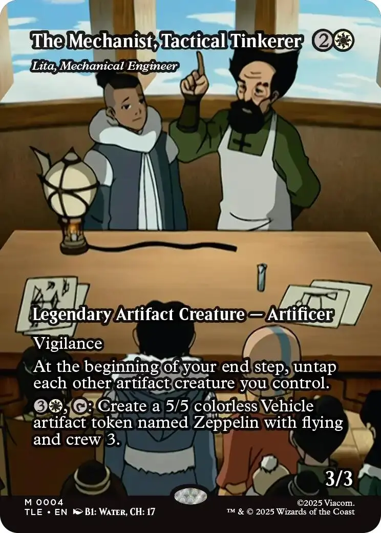 The Mechanist, Tactical Tinkerer - Lita, Mechanical Engineer (Borderless) [Avatar: The Last Airbender: Eternal-Legal] 1