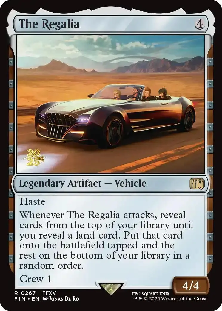 The Regalia [Final Fantasy Prerelease Promo] 1