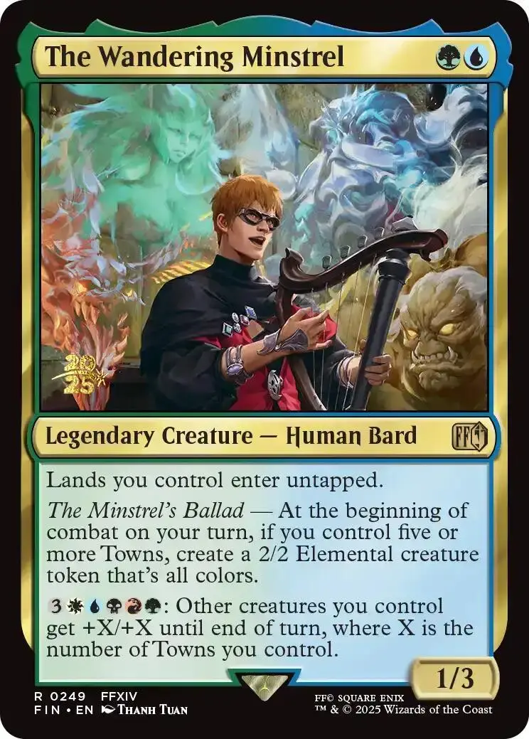 The Wandering Minstrel [Final Fantasy Prerelease Promo] 1