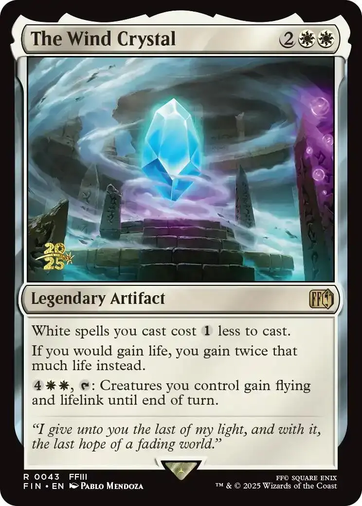 The Wind Crystal [Final Fantasy Prerelease Promo] 1