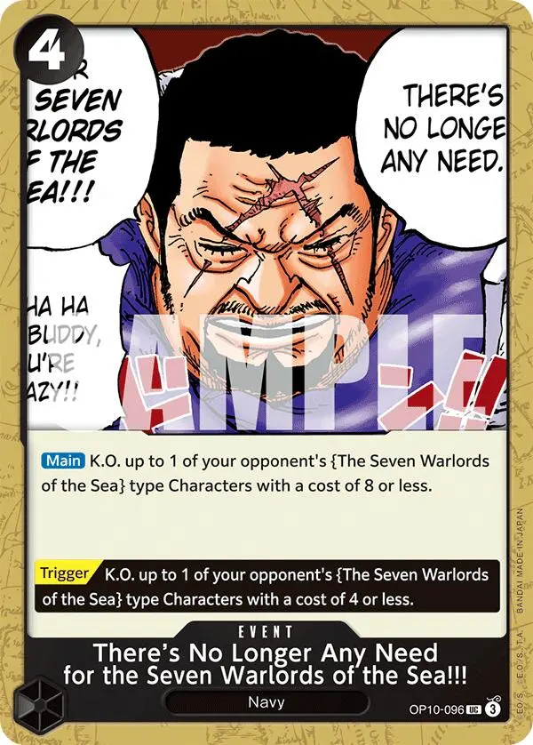 There's No Longer Any Need For The Seven Warlords Of The Sea!!! [Royal Blood] 1