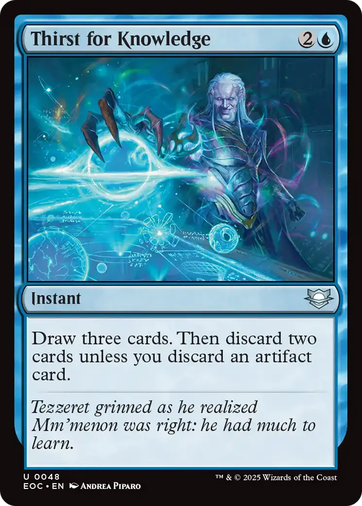 Thirst For Knowledge [Edge Of Eternities Commander] 1