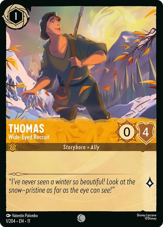 Thomas - Wide-Eyed Recruit (1/204) [Winterspell] 1