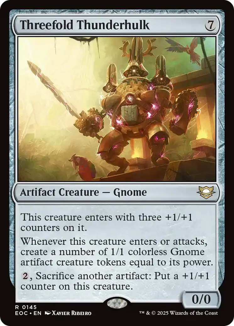 Threefold Thunderhulk [Edge Of Eternities Commander] 1