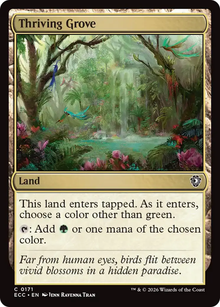 Thriving Grove [Lorwyn Eclipsed Commander] 1