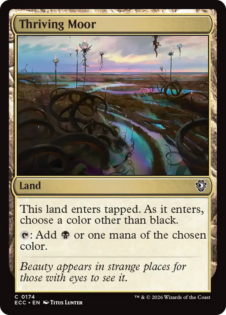 Thriving Moor [Lorwyn Eclipsed Commander] 1