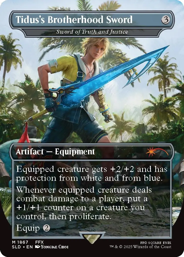 Tidus's Brotherhood Sword - Sword Of Truth And Justice [Secret Lair Drop Series] 1