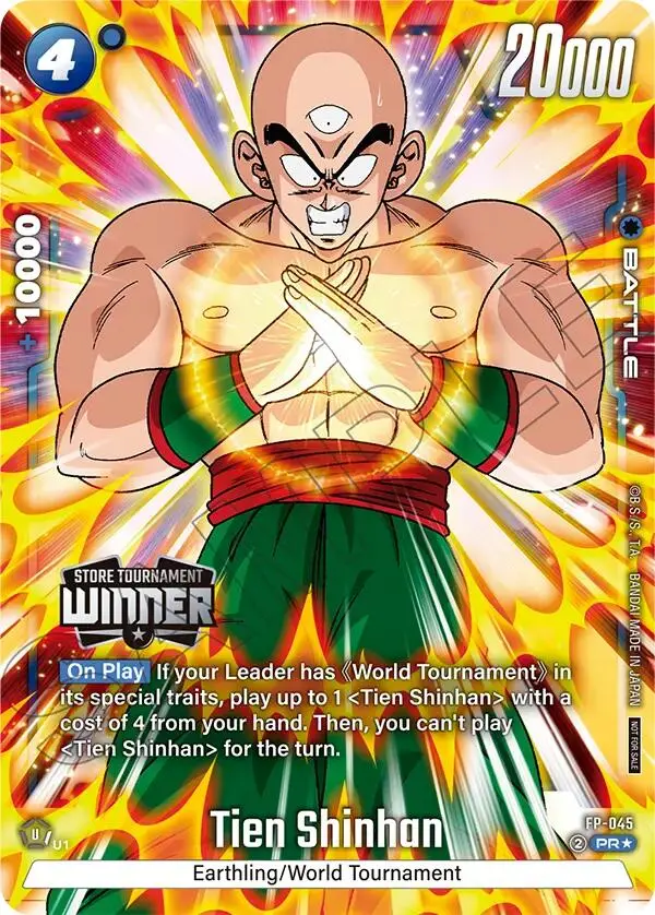 Tien Shinhan (Fp-045) (Tournament Pack 07 - Winner) [Fusion World Tournament Cards] 1