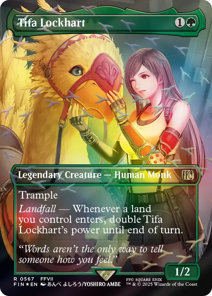 Tifa Lockhart (Borderless) (Chocobo Track Foil) [Final Fantasy] 1