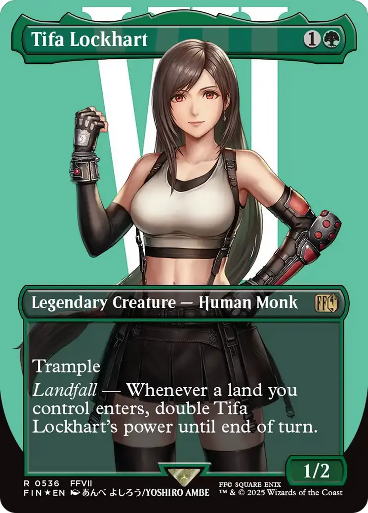 Tifa Lockhart (Borderless) (Surge Foil) [Final Fantasy] 1
